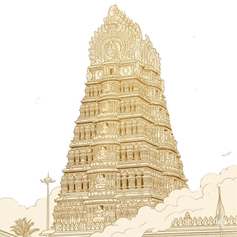 Sri Chamundeshwari Temple Gopuram